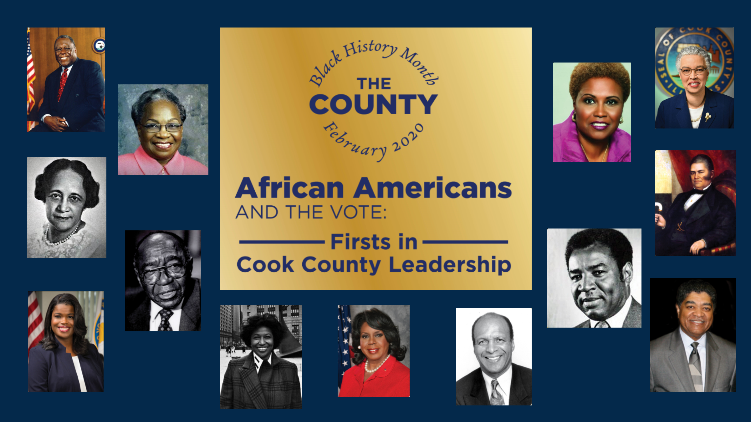 African Americans and the Vote: Firsts in Cook County Leadership African Americans and the Vote: Firsts in Cook County Leadership