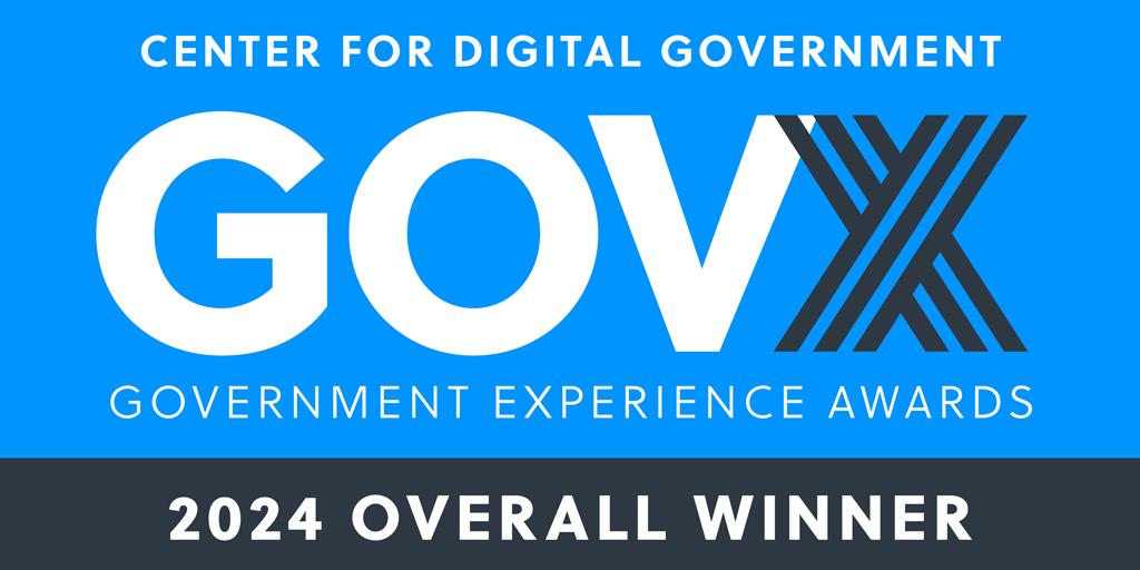 Government Experience Awards winner's badge